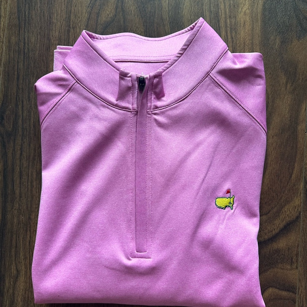 Pink 2024 Masters Tech Quarter Zip Large